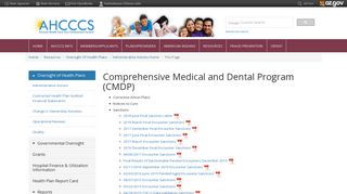 Comprehensive Medical and Dental Program (CMDP) - ahcccs