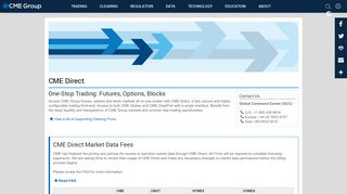 CME Direct - Online futures trading, electronic trading system to CME ...
