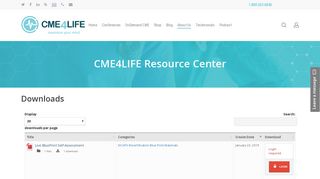 CME4LIFE Resource Center – Download Center