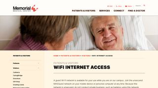 WIFI Internet Access | Memorial Medical Center