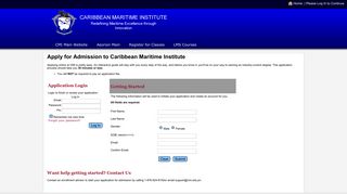 Apply for Admission to Caribbean Maritime Institute - Aeorion ...