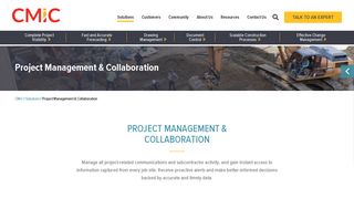 Project Management & Collaboration - CMiC