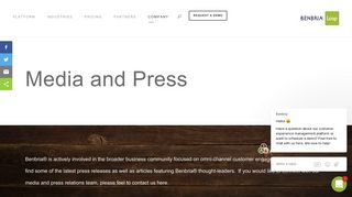 Media and Press - Benbria Loop