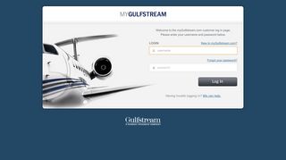 Gulfstream: Login