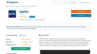 CMPRO Reviews and Pricing - 2019 - Capterra
