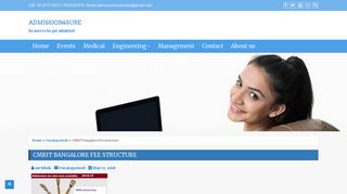 CMRIT bangalore fee structure - Direct admission in vit university