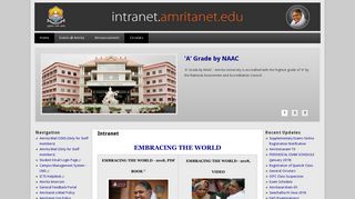 intranet.amritanet.edu - Amrita Vishwa Vidyapeetham