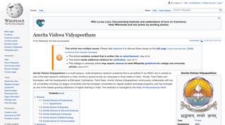 Amrita Vishwa Vidyapeetham - Wikipedia