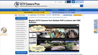 Monitor CCTV Cameras from Multiple DVR Locations with CMS ...