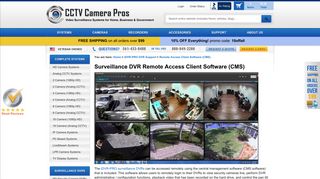 Surveillance DVR Remote Access Client Software (CMS)
