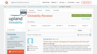 Clickability Reviews 2019 | G2 Crowd
