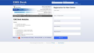 CMS Desk Modules