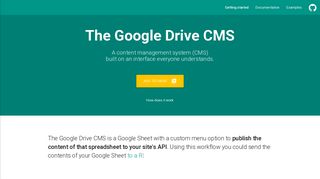 Google Drive CMS