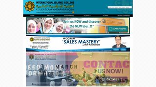 International Islamic College - Homepage