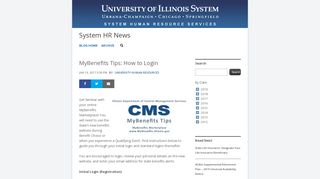 MyBenefits Tips: How to Login | University of Illinois