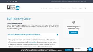 EHR Incentive Program Registration, Timeline - MicroMD