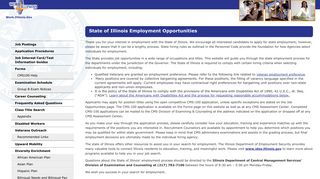 State of Illinois Employment Opportunities - Work.Illinois.Gov