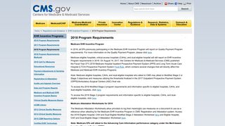 2018 Program Requirements - Centers for Medicare ... - CMS