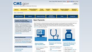 Open Payments - Centers for Medicare & Medicaid Services - CMS