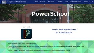 Cooperative Middle School - PowerSchool - Google Sites