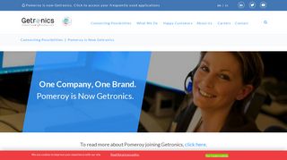 Pomeroy is Now Getronics - Getronics