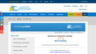 Workday / WD Landing Page - Cleveland