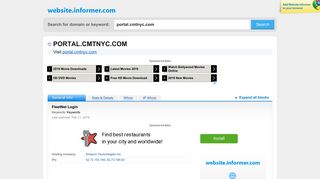 portal.cmtnyc.com at WI. FleetNet Login - Website Informer