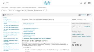 Cisco CMX Configuration Guide, Release 10.5 - The Cisco CMX ...