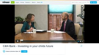 C&N Bank - Investing in your childs future on Vimeo