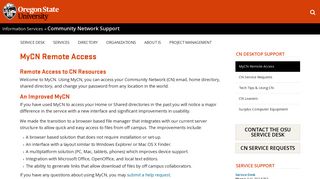 MyCN Remote Access | CN Desktop Support | Information Services ...