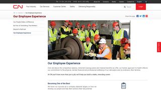 Our Employee Experience | Careers | cn.ca