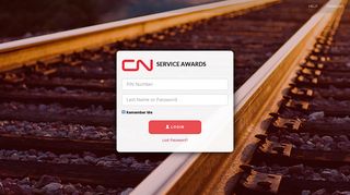 Portal: Login – CN Service Awards