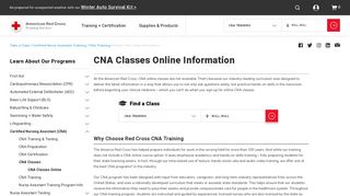 Learn about CNA Classes Online | Red Cross - American Red Cross
