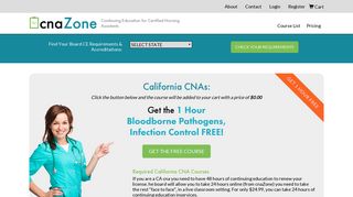 cnaZone | Continuing Education for Certified Nursing Assistants