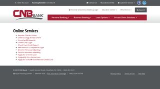 CNB Bank - Online Services