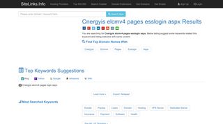 Cnergyis elcmv4 pages esslogin aspx Results For Websites Listing