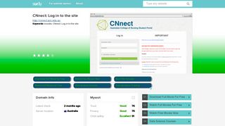 cnnect.acn.edu.au - CNnect: Log in to the site - CNnect Acn - Sur.ly