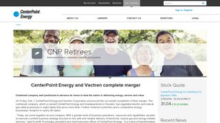 CNP Retirees - CenterPoint Energy