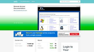 accesshome.cnrl.com - Remote Access Documentation - Access ...