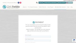 make payment | CNY Fertility Center