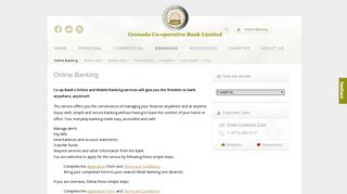 Online Banking | Grenada Co-op Bank
