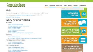 Help | Co-op Grocer Network - Cooperative Grocer