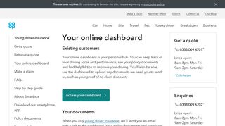 Your online dashboard - Co-op Insurance