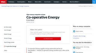 Co-Operative Energy Review - Which?
