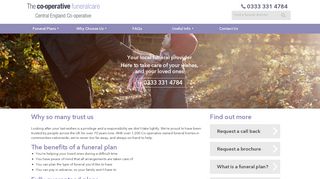 Prepaid Funeral Plans | Central England Co-op Funeralcare
