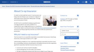 About Co-op Insurance - Geico