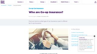 Co-op Car Insurance & Contact Details | MoneySuperMarket