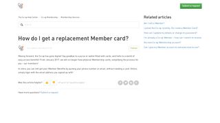 How do I get a replacement Member card? – The Co-op Help Center