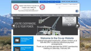 Graham County Electric Cooperative: Welcome to the Co-op Website