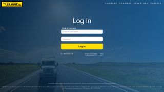 Login - CAS – Central Authentication Service - J.B. Hunt